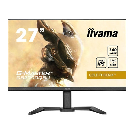 iiyama G-MASTER Gold Phoenix GB2790QSU-B5 27 inch IPS Gaming Monitor  QHD  1ms  HDMI  DisplayPort  USB Hub  Freesync  240Hz  Spe