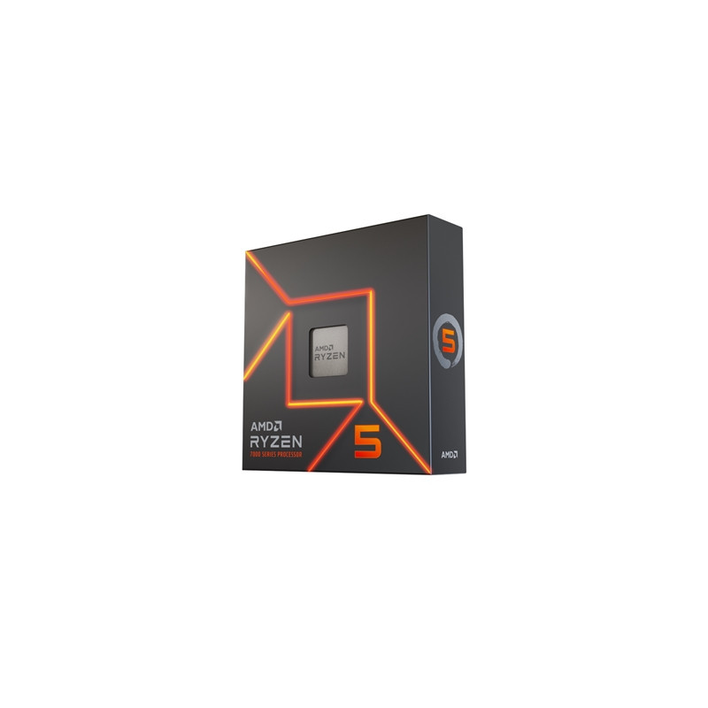AMD Ryzen 5 7600X 4.7GHz 6 Core AM5 Processor  12 Threads  4.7GHz up to 5.3GHz Boost  38MB Cache 105W  No Fan  Radeon Graphics
