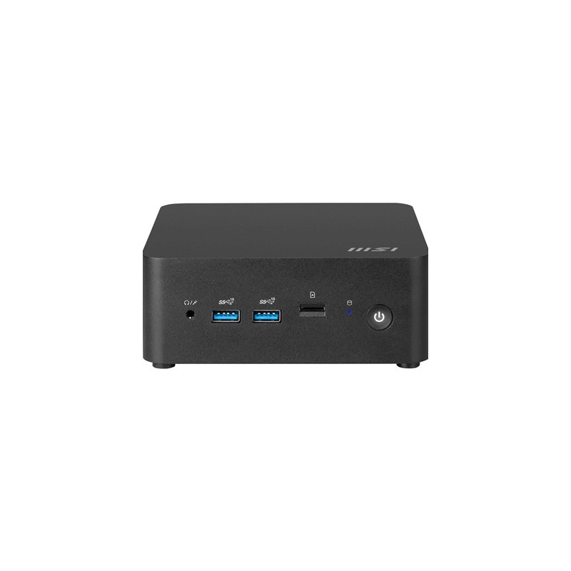 MSI Cubi NUC 1M  Intel Core 5 120U (14th Gen) Barebone  Intel Graphics  2x DDR5 Slots  Dual ThunderBolt 4  Dual HDMI  Dual LAN  