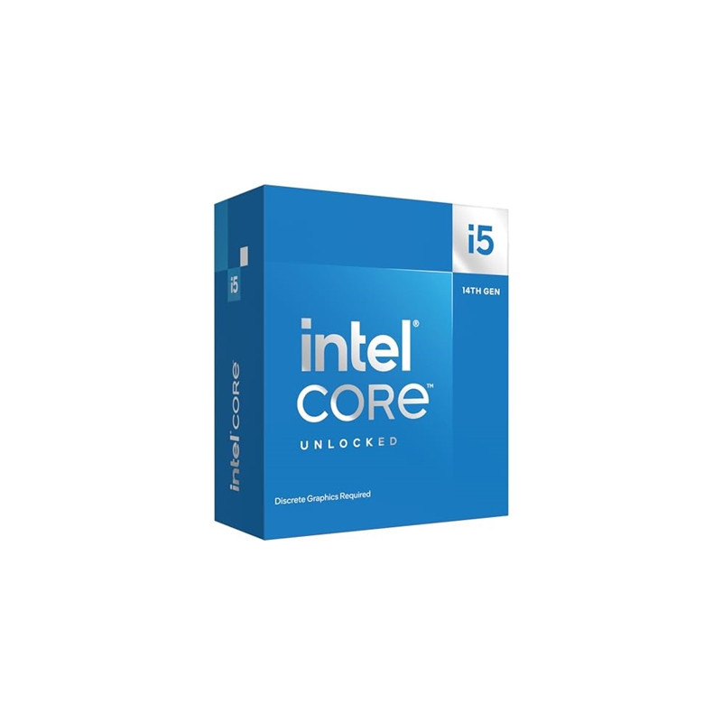 Intel Core i5 14600KF 14 Core Processor 20 Threads  2.5GHz up to 5.3GHz Turbo Raptor Lake Refresh Socket LGA 1700 20MB Cache  65