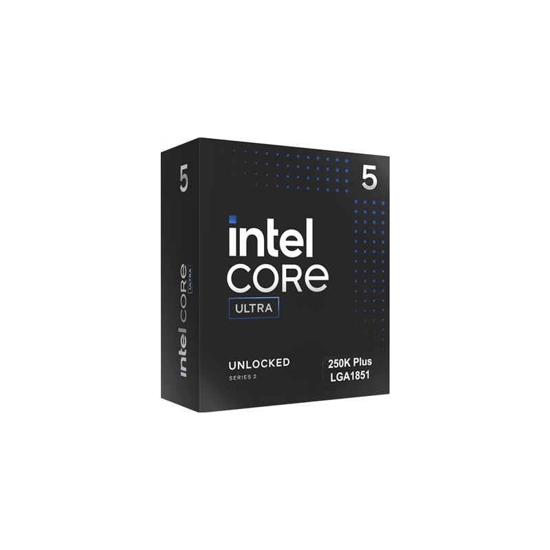 Intel Core Ultra 5 processor 250K Plus  18 Cores  18 Threads  3.3GHz up to 5.3GHz  LGA 1851 Socket  30MB Cache  125W  Maximum Tu