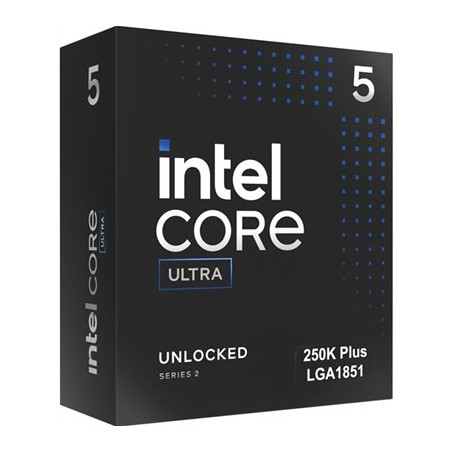 Intel Core Ultra 5 processor 250K Plus  18 Cores  18 Threads  3.3GHz up to 5.3GHz  LGA 1851 Socket  30MB Cache  125W  Maximum Tu