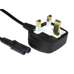 5m 4 Gang Surge Protected LED Indicator UK Mains Extension - White