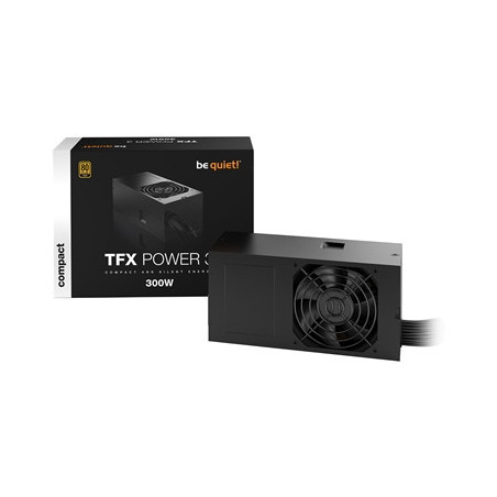 be quiet! 300W TFX Power 3  80 PLUS Gold Wired PSU  Dual Rail  26A +12V  Black  TFX PSU