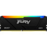 Kingston FURY Beast KF432C16BB2A/8 8GB (1x 8GB) DIMM System Memory  3200MHz  DDR4  CL16  Black  RGB  Intel XMP