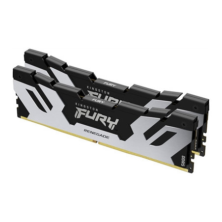 Kingston FURY Renegade KF564C32RSK2-64 64GB (2x 32GB) DIMM System Memory  6400MHz  DDR5  CL32  Silver  Intel XMP