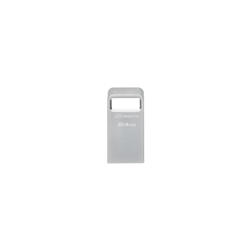 Kingston DTMC3G2/64GB 64GB DataTraveler Micro USB Flash Drive  USB 3.2  Metal Casing  Up to 200MB/s