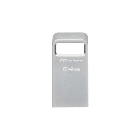 Kingston DTMC3G2/64GB 64GB DataTraveler Micro USB Flash Drive  USB 3.2  Metal Casing  Up to 200MB/s
