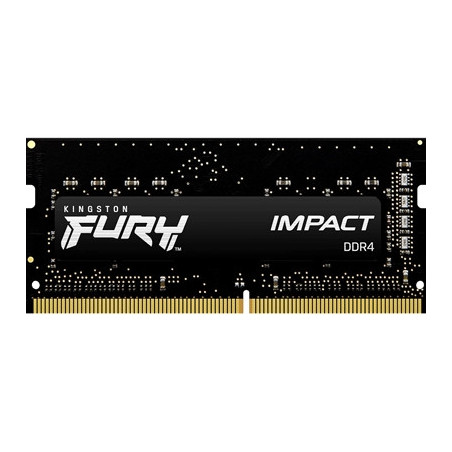 Kingston FURY Impact KF432S20IB/16 16GB (1x 16GB) SODIMM System Memory  3200MHz  DDR4  CL20  Intel XMP