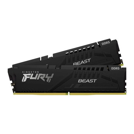 Kingston FURY Beast KF560C36BBEK2-64 64GB (2x 32GB) DIMM System Memory  6000MHz  DDR5  CL36  Black  Intel XMP  AMD EXPO