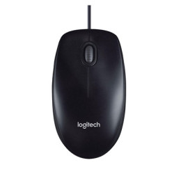 Logitech M90 Wired USB Mouse  3-Buttons  1000dpi and Optical Tracking  Ambidextrous Design for PC  Mac and Laptop  Black