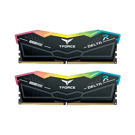 TEAMGROUP T-Force Delta RGB DDR5 Ram 32GB Kit (2x16GB) 5600MHz (PC5-44800) CL36 Desktop Memory Module Ram Black for 600 Series C