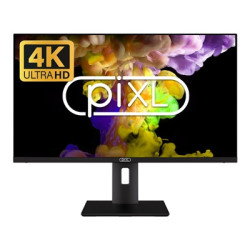 piXL CM28F10 28 Inch 4K Monitor  LED Widescreen  2160p  5ms Response Time  60Hz Refresh  HDMI / Display Port  16.7 Million Colou