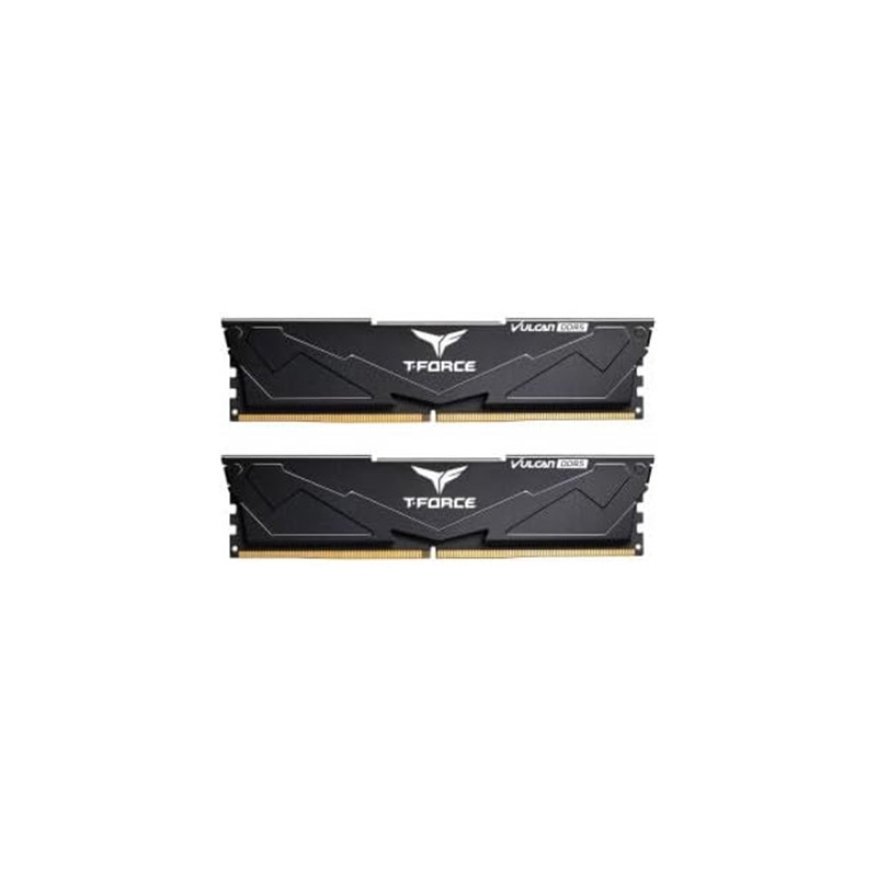 Team T-Force Vulcan FLBD516G5600HC40BDC01 System Memory  16GB (2 x 8GB) DDR5  5600MHz  CL40  Black