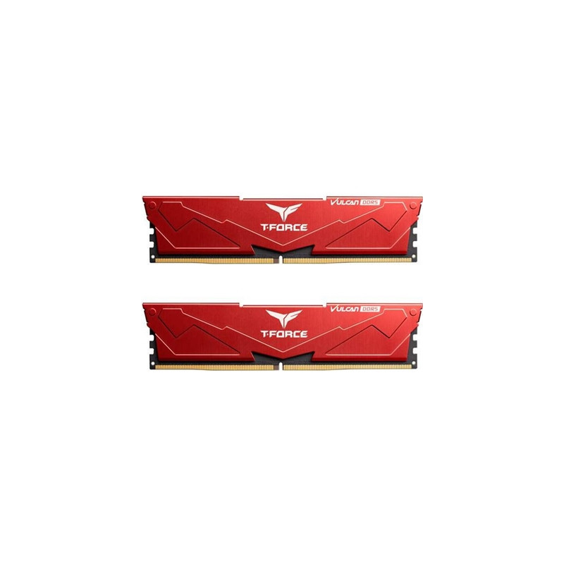 TeamGroup T-Force VULCAN Red DIMM Kit 64GB (2 x 32GB)  DDR5 6000MHz System Memory