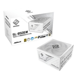 ASRock Steel Legend SL-850G 850W ATX Power Supply Unit  80 Plus Gold Certified  120mm Silent Cooling Fan  High Efficiency PSU