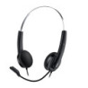 Genius HS-220U Ultra Lightweight Headset with Mic  USB Connection  Plug and Play  Adjustable Headband and microphone with In-lin