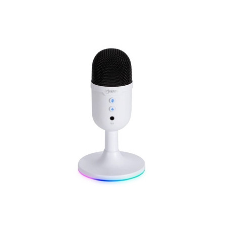 Marvo Scorpion MIC-06 Blast 40 USB RGB Noise Cancelling Wired Microphone (White)