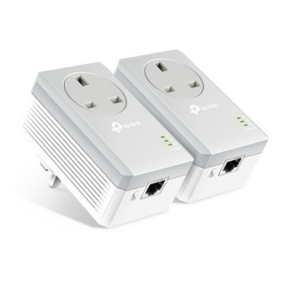 TP-Link TL-PA4010P KIT 600M Powerline AC Pass-through Twin Pack