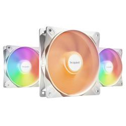 be quiet! Light Wings LX 120mm PWM High-Speed Fan  ARGB Lighting  White  Ultra-Quiet Operation  High Airflow  Rifle Bearing  Dai