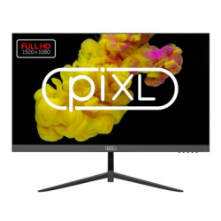 piXL PX24IVHFPD 24 Inch Frameless Monitor  Widescreen IPS LED Panel  5ms Response Time  100Hz Refresh Rate  Full HD 1920 x 1080 