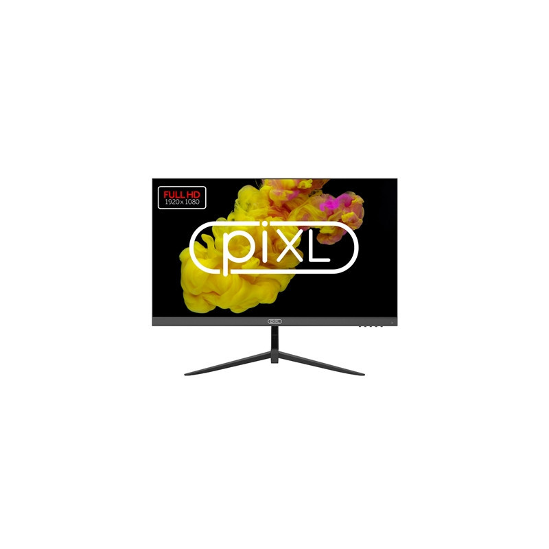 piXL PX24IVHFPD 24 Inch Frameless Monitor  Widescreen IPS LED Panel  5ms Response Time  100Hz Refresh Rate  Full HD 1920 x 1080 