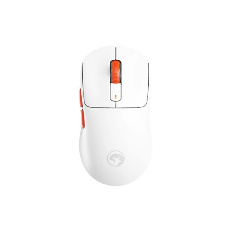 Marvo Scorpion G964W Niro 60 Wireless and Bluetooth USB-C Rechargeable Gaming Mouse (White)