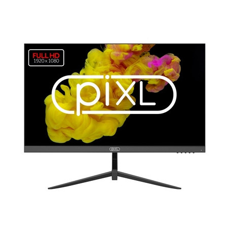 piXL PX24IVHFPD 24 Inch Frameless Monitor  Widescreen IPS LED Panel  5ms Response Time  100Hz Refresh Rate  Full HD 1920 x 1080 