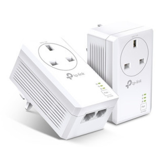 TP-Link TL-PA7027P KIT AV1000 2-Port Gigabit Pass-through Powerline Starter Kit