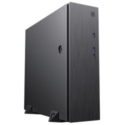 CiT S506 Case  Home & Business  Black  Slim Desktop Chassis  2 x USB 3.0 / 1 x USB 2.0  Full Tool-Less Design  Micro ATX  Mini-I