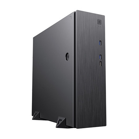 CiT S506 Case  Home & Business  Black  Slim Desktop Chassis  2 x USB 3.0 / 1 x USB 2.0  Full Tool-Less Design  Micro ATX  Mini-I