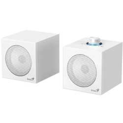 Genius SP-HF300U  4W  USB Audio Speakers/ USB-A & USB-C - White