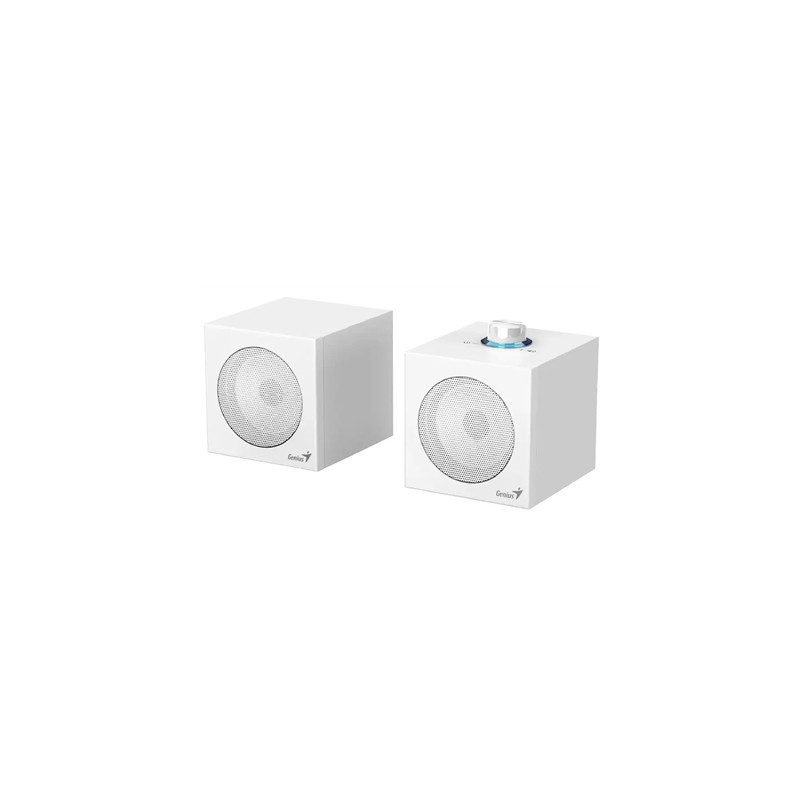 Genius SP-HF300U  4W  USB Audio Speakers/ USB-A & USB-C - White