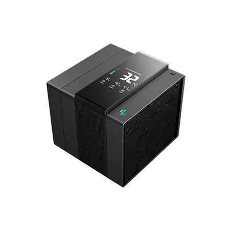 DeepCool Assassin IV VC Vision Dual-Fan CPU Air Cooler with 140mm & 120mm Fans  Vapour Chamber Base  Digital Display for Real-Ti