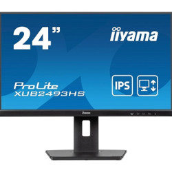 iiyama PROLITE XUB2493HS-B6 24 inch IPS Monitor  Full HD  0.5ms  HDMI  DisplayPort  Freesync  100Hz  Speakers  Black  Internal P