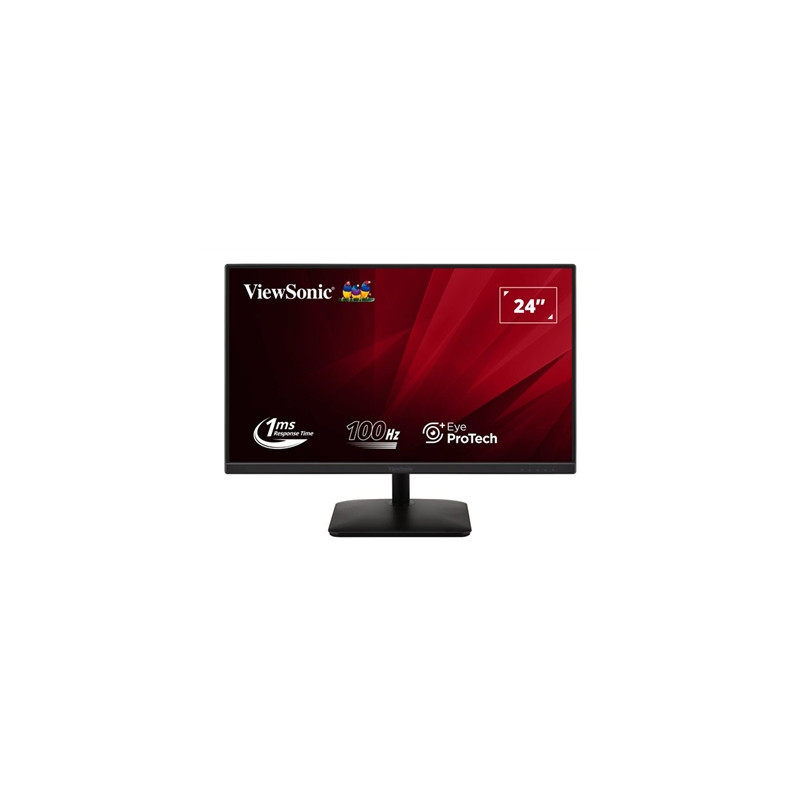 Viewsonic VA2408-MHDB 24 Inch IPS Monitor  Full HD  100Hz  1ms  USB Hub  VGA  HDMI  Displayport  VESA  Speakers