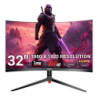 piXL CM32GF5 32 Inch 165Hz HDR Full HD Curved Gaming Monitor with AMD FreeSync & Nvidia G-Sync  1920 x 1080 Resolution  1ms Resp