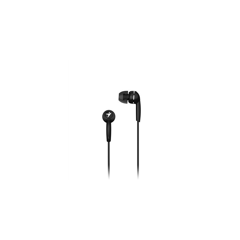 Genius HS-M320 In-Ear Headphones with In-Line Controller and Mic  Black