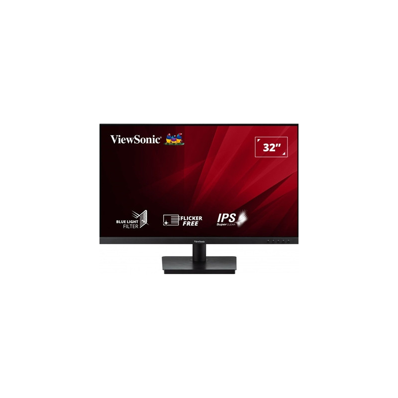 Viewsonic VA3209-2K-MHD 32 Inch IPS Frameless Monitor  2K  75Hz  4ms  HDMI  DisplayPort  HD  Built-In Speakers  VESA