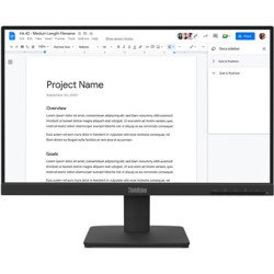 Lenovo ThinkVision S22-4e  Full HD (1920 x 1080)  100Hz  4ms  16:9  IPS  WLED Monitor  HDMI  VGA  Tilt Adjustable  3 Year Warran