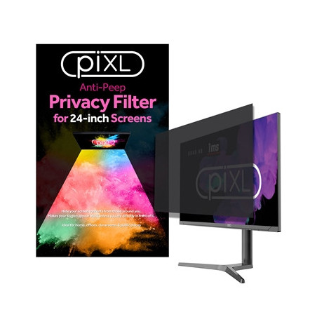 piXL 24-Inch Monitor Security Privacy Screen/ Privacy Filter  Anti-Glare  Anti-Peep  Anti-Static & Blackout