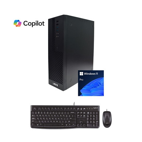 LOGIX 14th Gen Intel Core i5 10 Core Small Form Factor SFF Business / Education PC with 16GB RAM  1TB SSD  Windows 11 Pro  Keybo