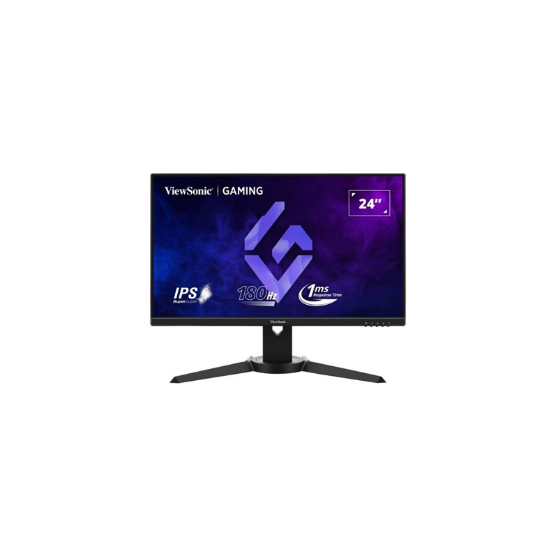 Viewsonic VX2479J-HD-PRO 24 Inch IPS Gaming Monitor  Full HD  180Hz  1ms  Freesync  HDMI  Display Port  Height Adjust  Pivot  Sw