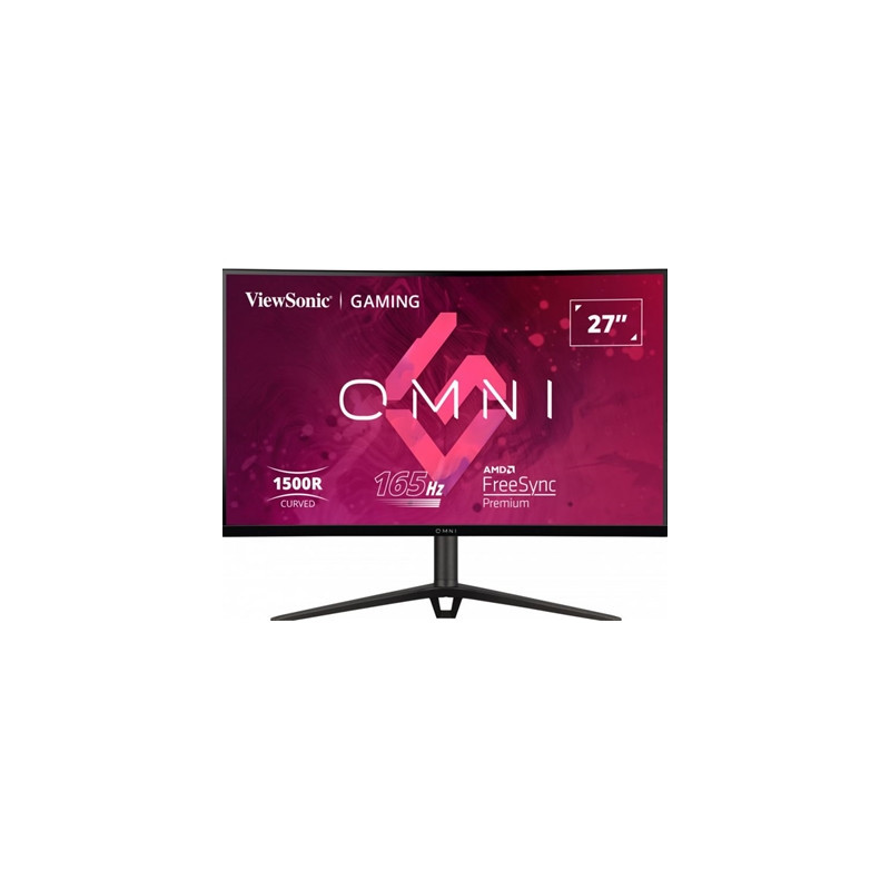 Viewsonic VX Series VX2718-PC-MHDJ 27“ Curved Gaming Monitor  HDMI  Display Port  Full HD  165Hz  1ms  Freesync  Speakers  VESA 
