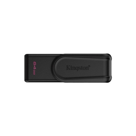 Kingston DataTraveler Exodia S DTXS/64GB USB Flash Drive  64GB  USB 3.2   Black  Swivel Cap Design