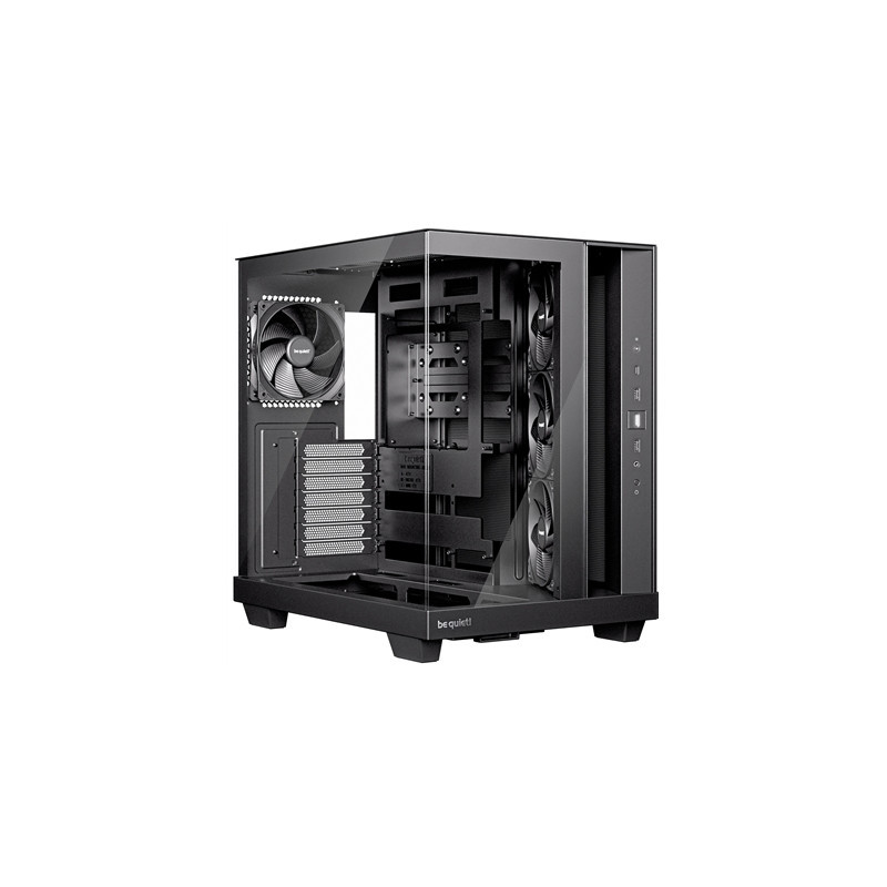 be quiet! Light Base 500 BGW83 Mid-Tower Case  Tempered Glass  4x 120mm PWM Fans  High-Airflow ATX Case  USB-C  360mm Radiator S