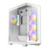 ANTEC Constellation C3 White ARGB Case  270 Full-View Tempered Glass  Dual Chamber  Tool-Free Design  4 x ARGB PWM Fans With Bui