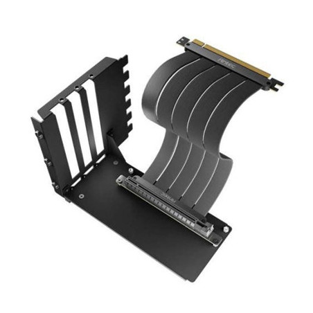 Antec 200mm PCIe 4.0 Riser Cable with Bracket Mount  Black   Designed To Allow Vertical Mounting Of A Graphics Card