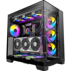 Antec Constellation C8 ARGB Full Tower Case - Premium Design  Dual Chamber Cooling  Tempered Glass Panels  and Advanced Connecti