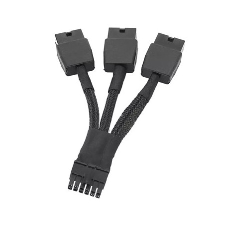 Replacement 12VHPWR 12+4Pin PCIE 5.0 to 3x8Pin (6+2P) Power Cable 10cm Braided
